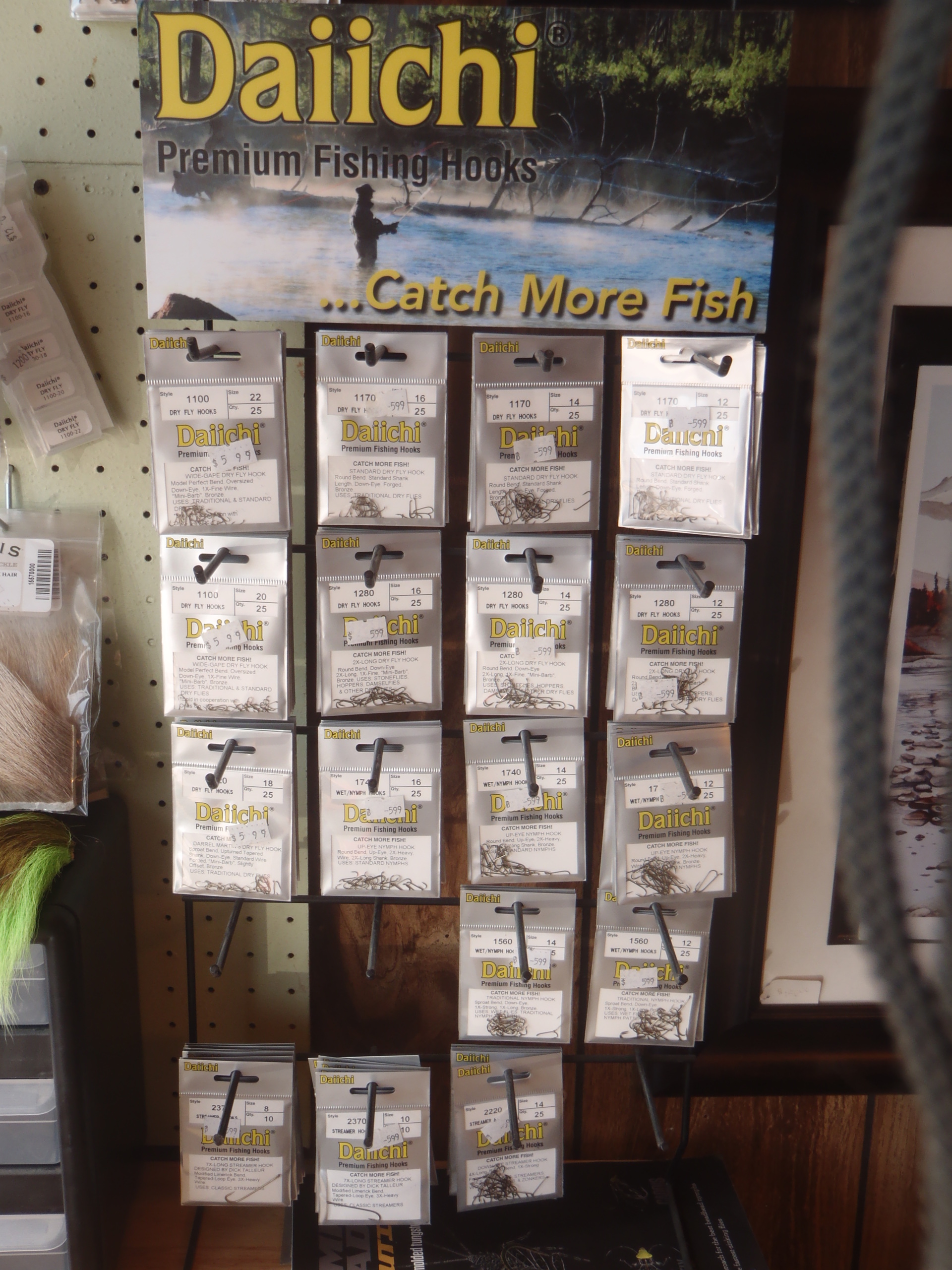 Wide Gape Dry Fly Hook Daiichi Hooks 1100 